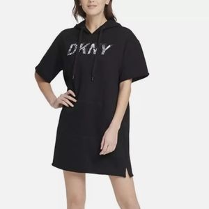 DKNYSport Cotton  Hoodie Dress